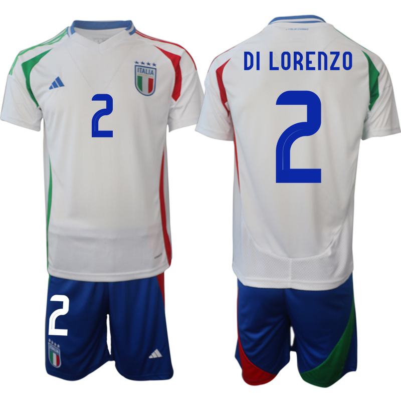 Men 2024-2025 Season Italy away white #2 Soccer Jersey